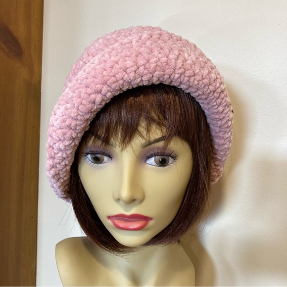 Price Drop - Rose blush, super soft, squishy, bucket hat.Harry Styles Chic  NEW - Picture 10 of 10